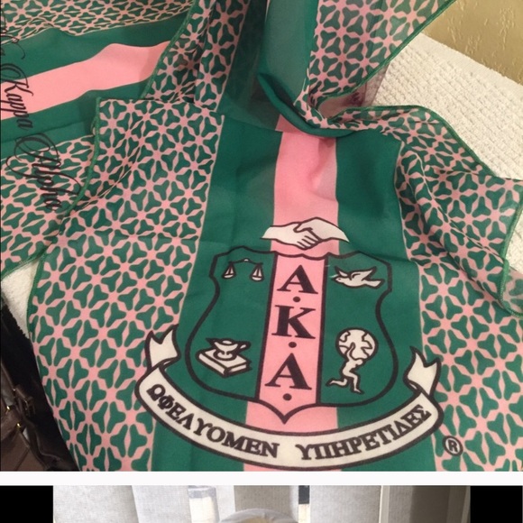 Not for sale Brand new pink and green AKA scarf only have 2 left in stock - Picture 4 of 6
